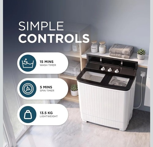 Portable twin tub washing - twin,