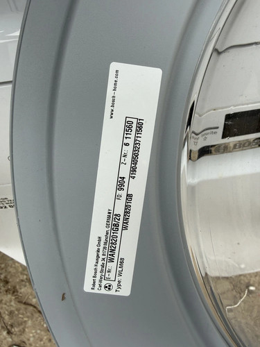 Bosch washing machine - washing,
