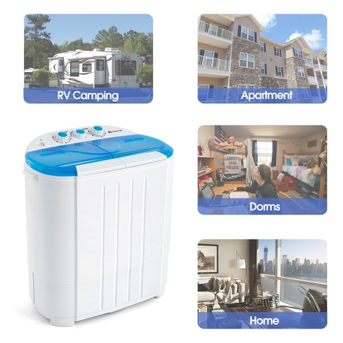 Mini portable washing machine - washing,